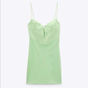 Zara Neon Balconette Dress